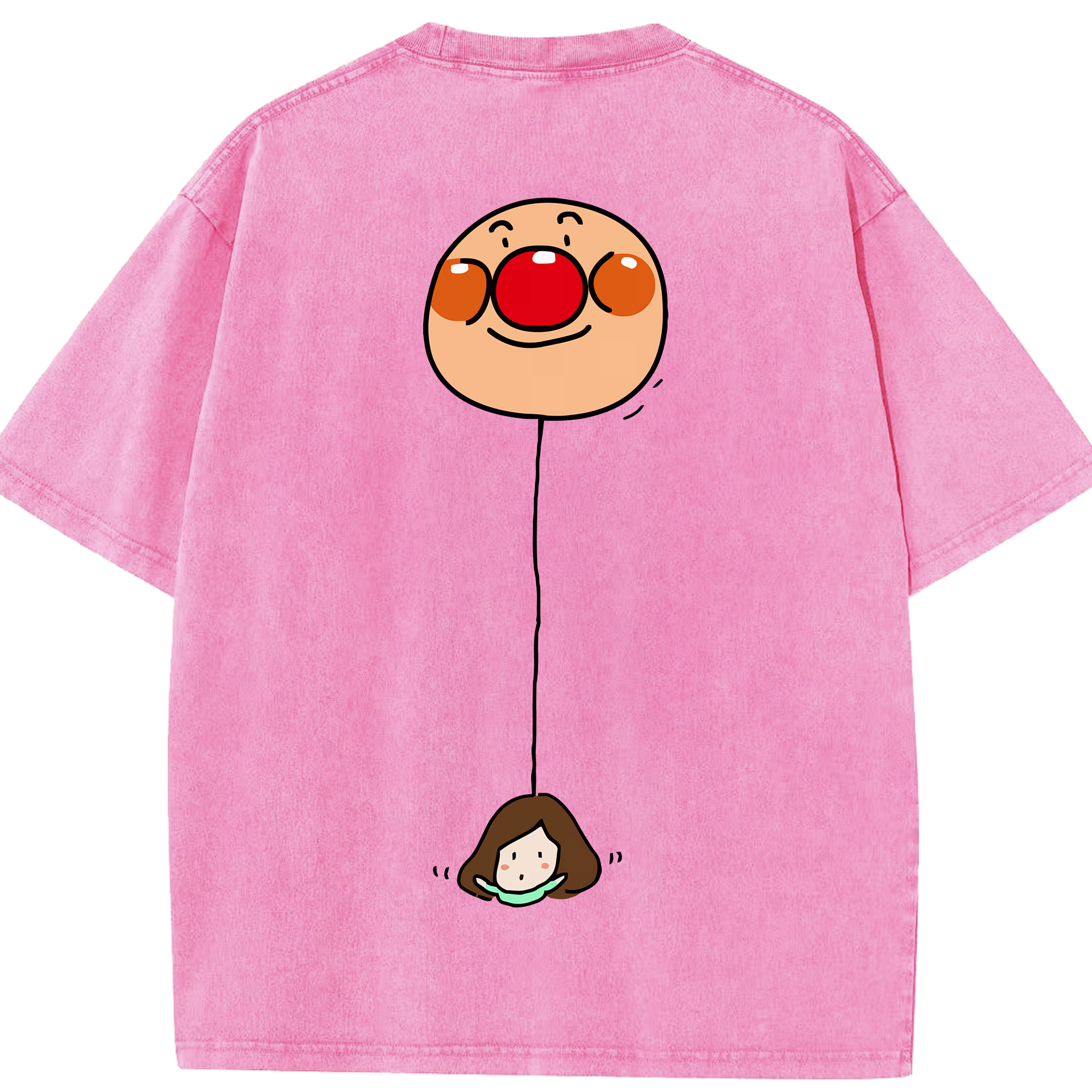 （画像用） アンパンマン Anpanman 綿100% ヴィンテージ風 半袖Tシャツ（背面プリント）
